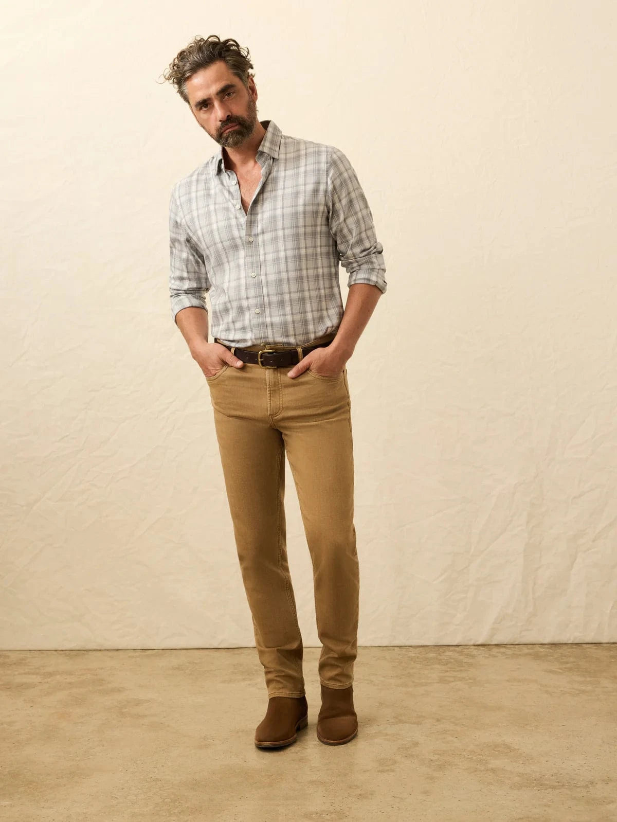 Faherty 5-Pockets Stretch Terry 5-Pocket Pant