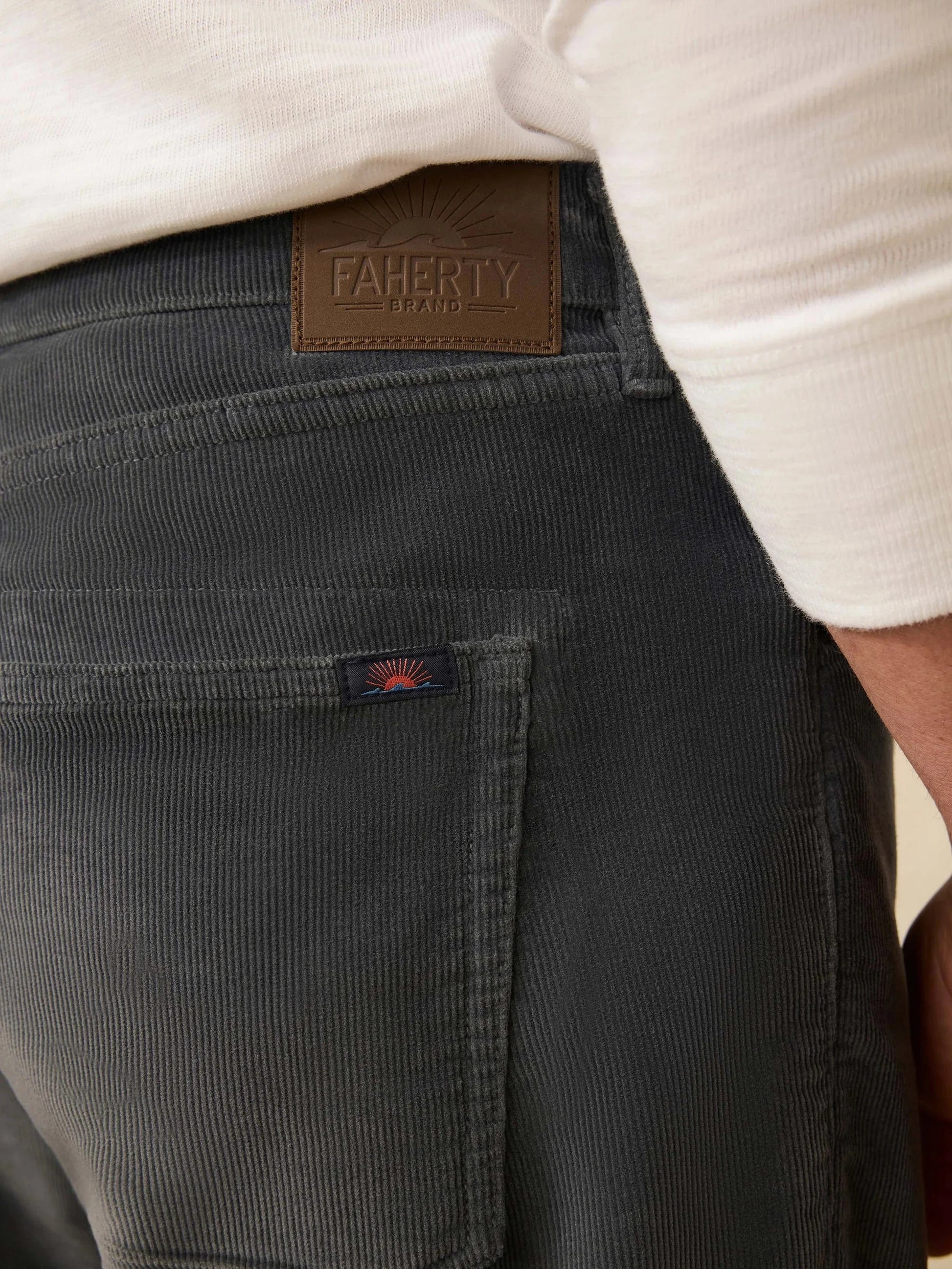 Faherty 5-Pockets Stretch Terry Corduroy 5 Pocket