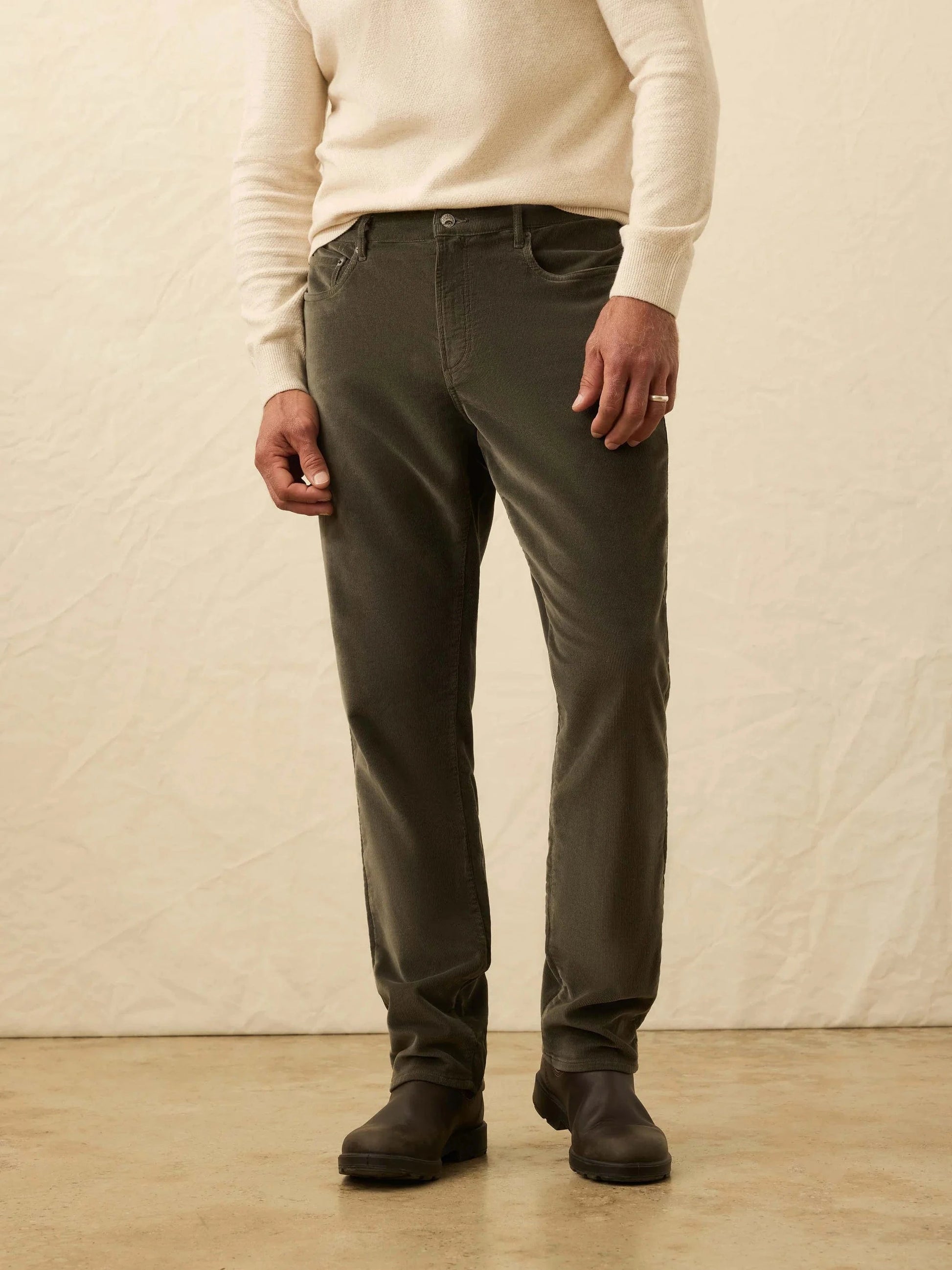 Faherty 5-Pockets Stretch Terry Corduroy 5 Pocket