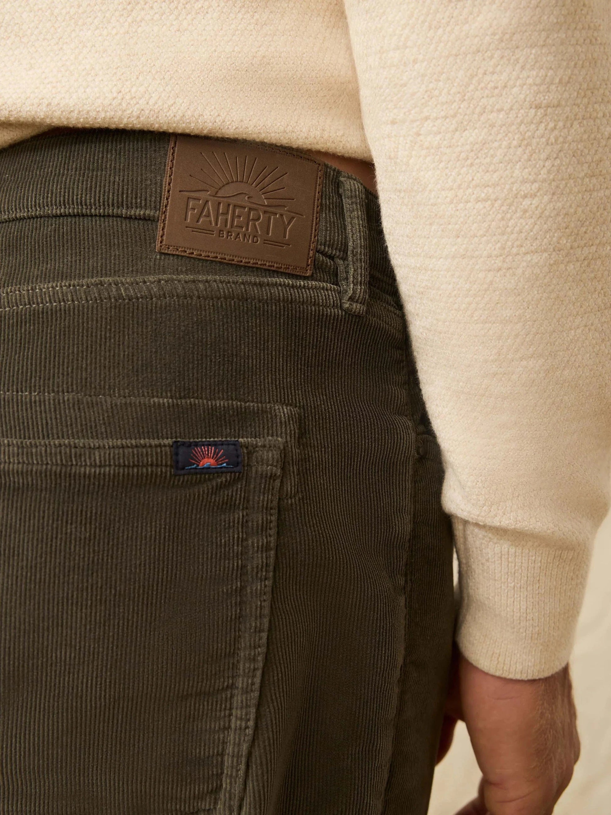 Faherty 5-Pockets Stretch Terry Corduroy 5 Pocket