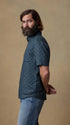Faherty Camp Shirt Breeze Shirt in Spruce Lotus Tile