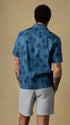 Faherty Camp Shirt Short-Sleeve Breeze Camp Shirt in Ocean Shore Trees