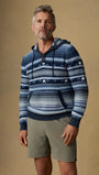 Faherty Crew Necks & Hoodies Indigo Hoodie in Indigo Rising Sky