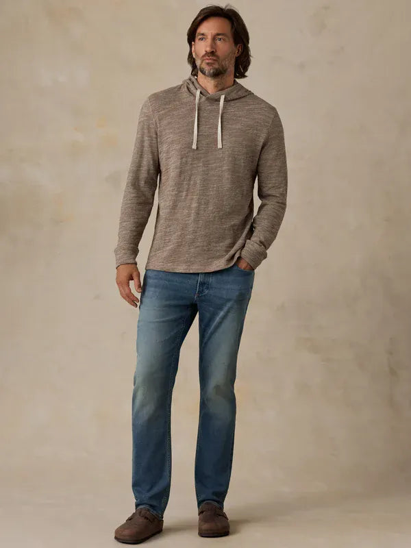 Faherty Crew Necks & Hoodies Sunwashed Slub Hoodie