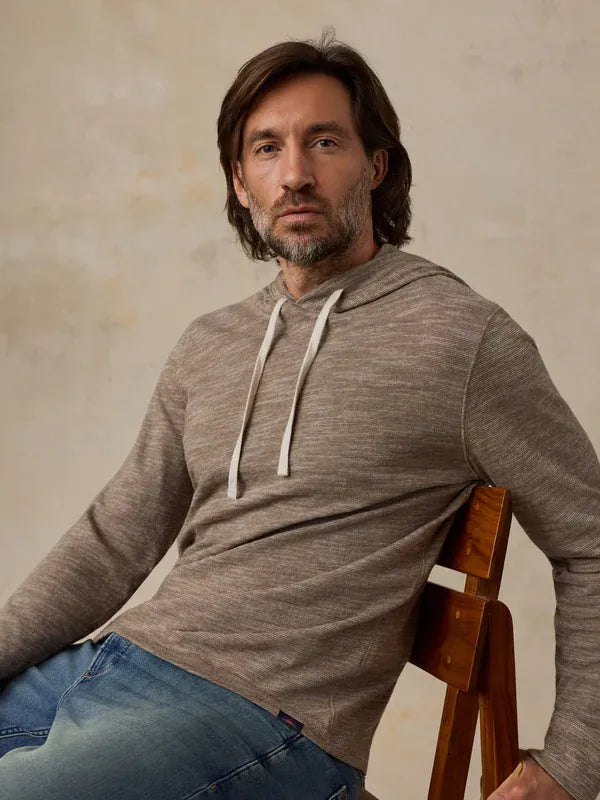 Faherty Crew Necks & Hoodies Sunwashed Slub Hoodie