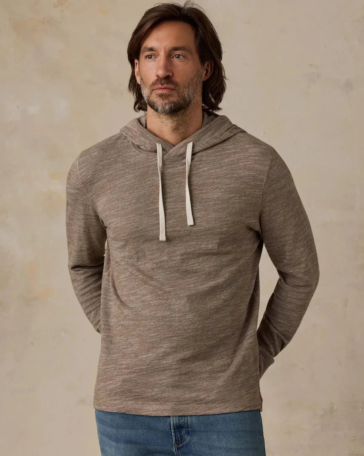 Faherty Crew Necks & Hoodies Sunwashed Slub Hoodie