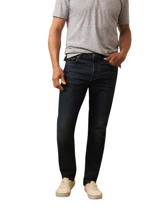 Faherty Denim Stretch Terry Indigo 5-Pocket Pant - Belmar Coast Wash