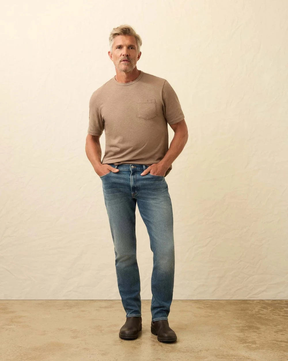 Faherty Denim Stretch Terry Indigo 5Pocket