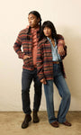 Faherty Flannels & Overshirts NIGHT TIME FIRE STRIPE / S High Ridge Twill Studio Jacket - Unisex
