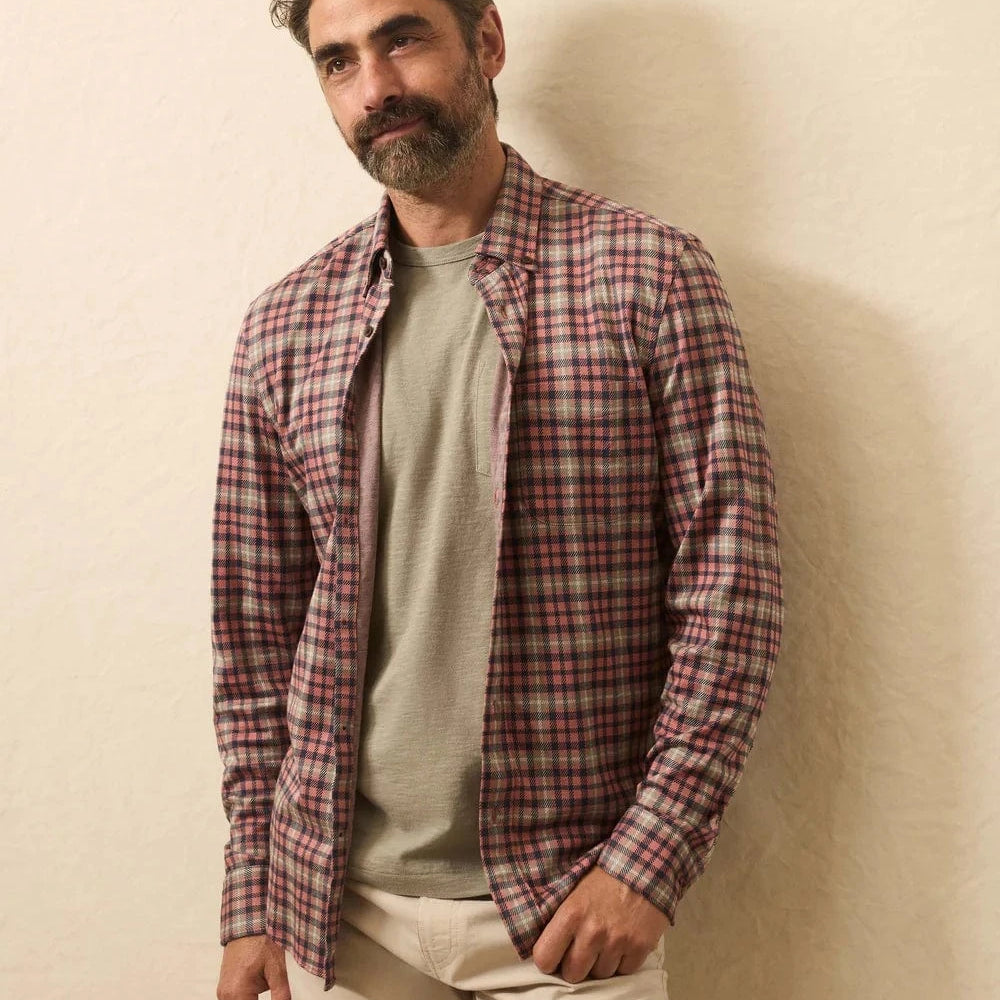 Faherty Flannels & Overshirts RNF / S Coastline Knit Shirt