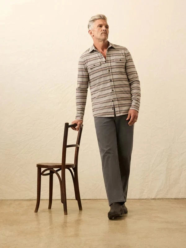 Faherty Flannels & Overshirts ROCK COAST STRIPE / S Legend™ Sweater Shirt