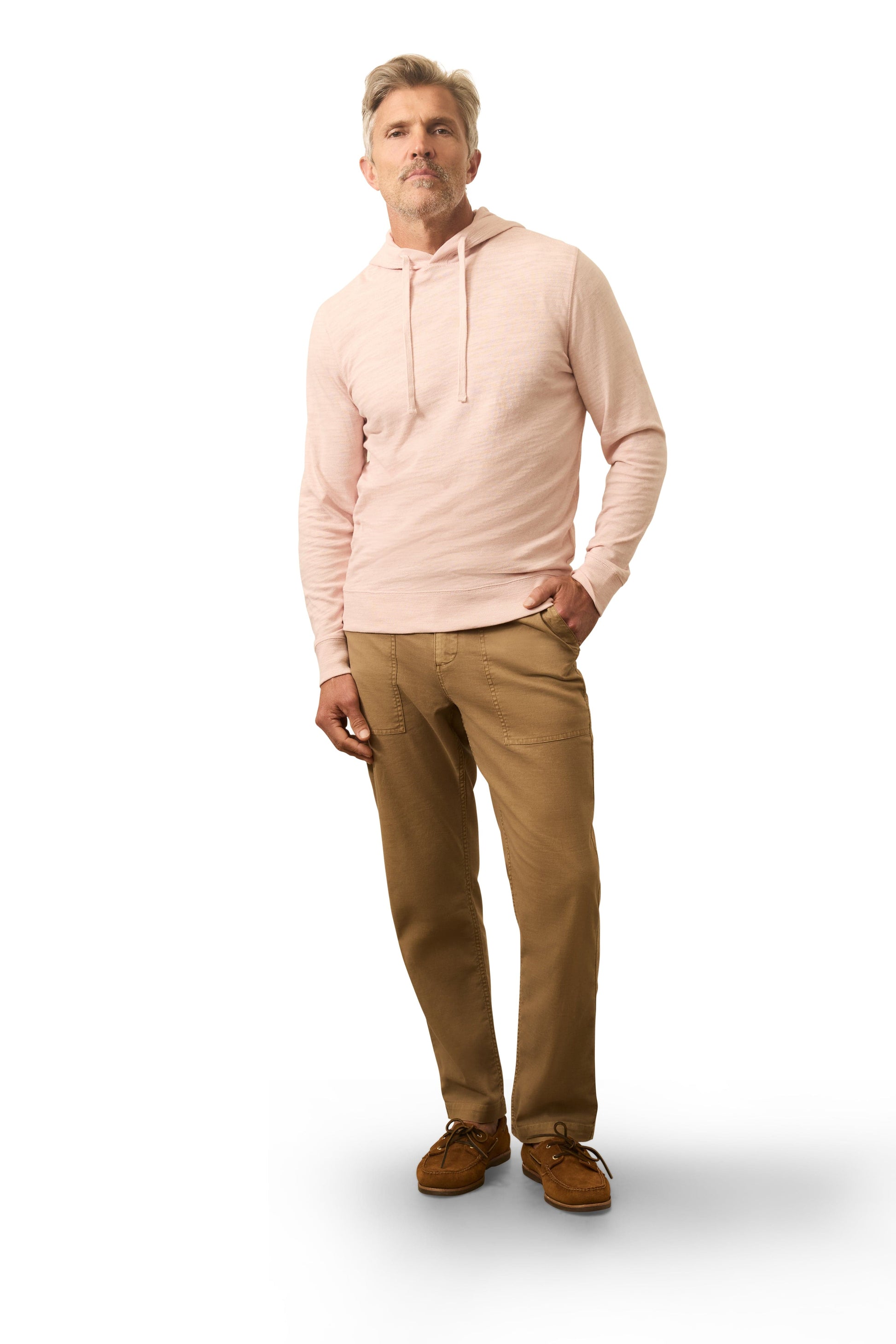 Faherty Hoodie Cloud Pink / S Sunwashed Slub Hoodie