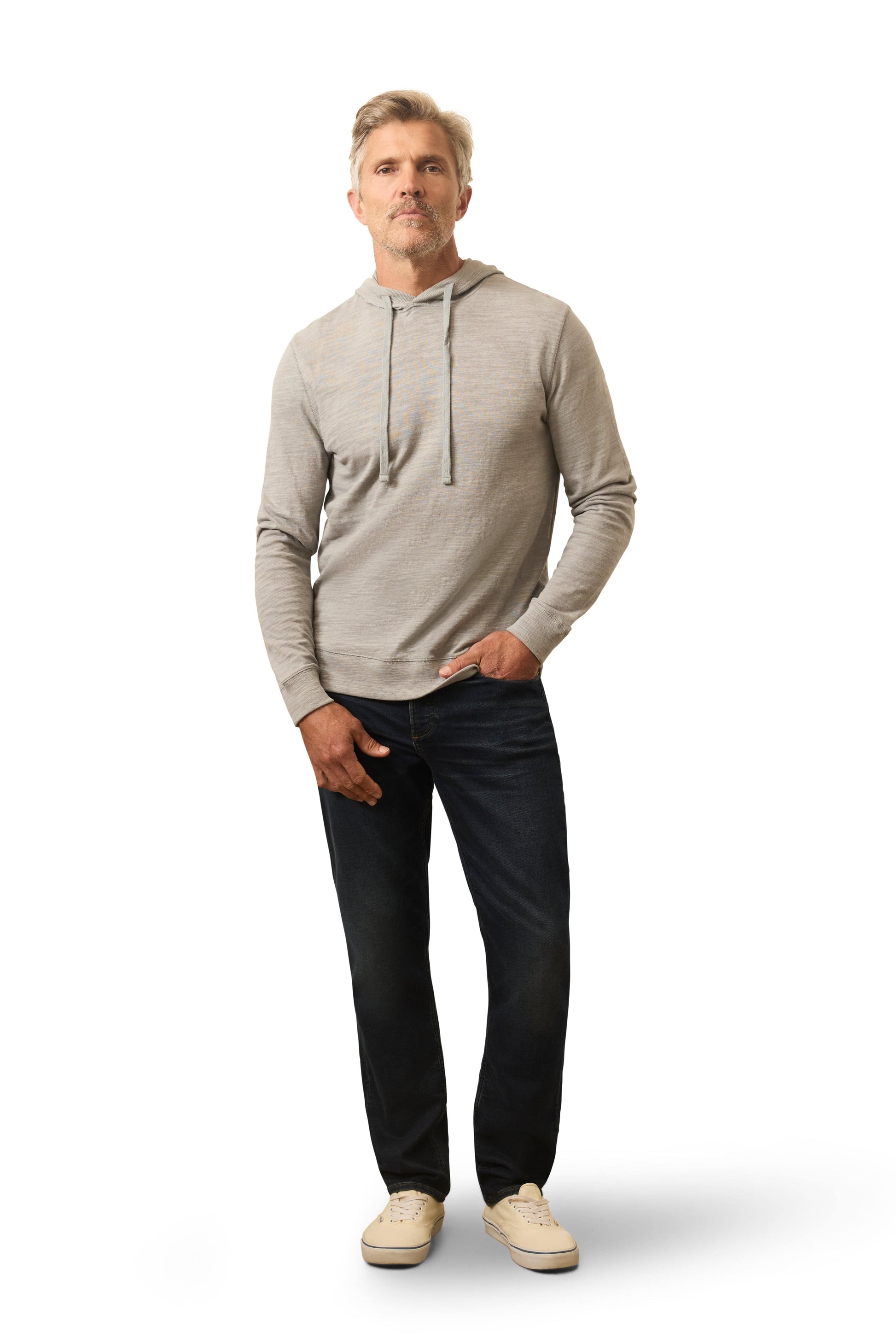 Faherty Hoodie Lakeshore Grey / M Sunwashed Slub Hoodie