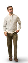 Faherty Hoodie Pearl Ocean Stripe / S Sunwashed Slub Hoodie
