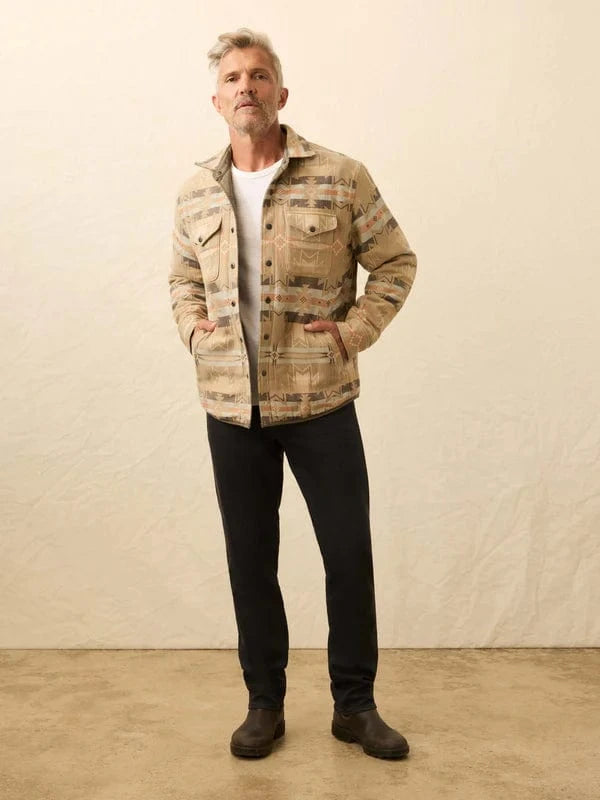 Faherty Jackets Doug Good Feather Reversible Bondi Jacket
