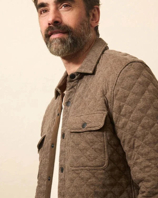 Faherty Jackets Epic Quilted Fleece