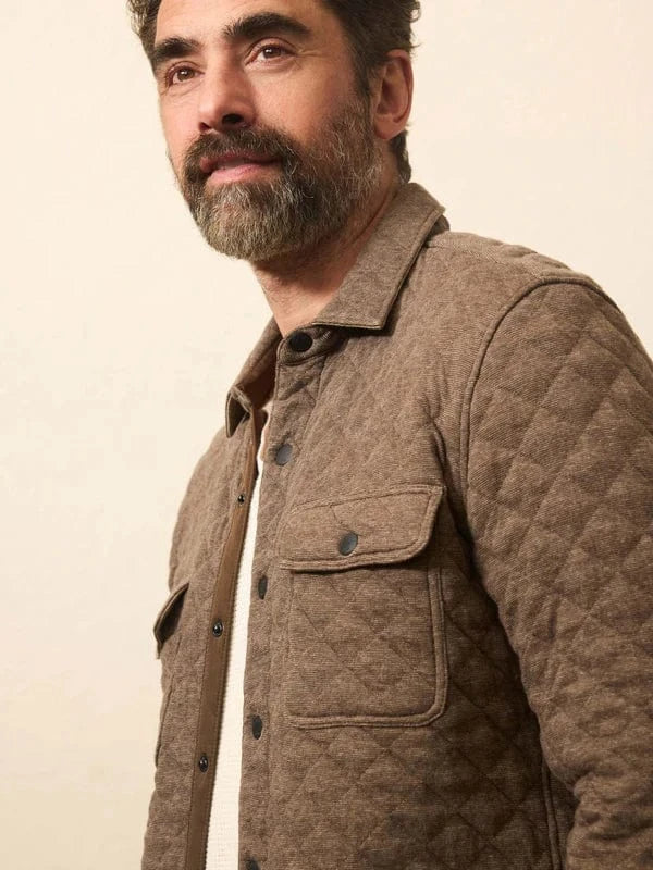 Faherty Jackets Epic Quilted Fleece