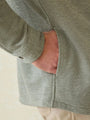 Faherty Jackets Inlet Knit CPO - Olive Brush Melange