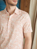 Faherty Polos Movement Short-Sleeve Pique Polo - Hilo Rose Floral Print