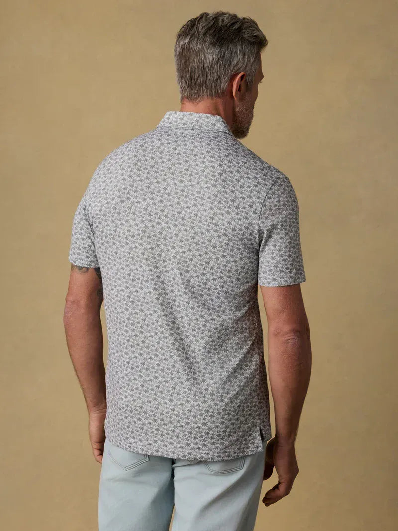 Faherty Polos Short-Sleeve Movement™ Pique Polo in Olive Palm Beach