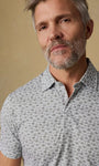 Faherty Polos Short-Sleeve Movement™ Pique Polo in Olive Palm Beach