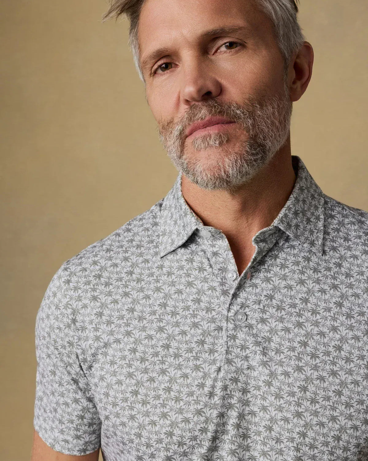 Faherty Polos Short-Sleeve Movement™ Pique Polo in Olive Palm Beach