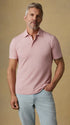 Faherty Polos Short-Sleeve Movement™ Polo in Ivory Rose Feeder
