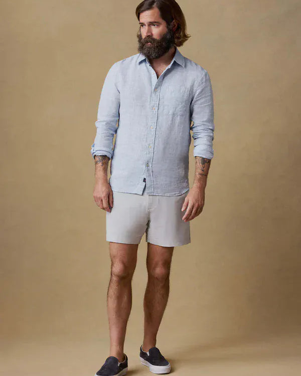 Faherty Shorts All Day Short 2.0 (5") in Stone