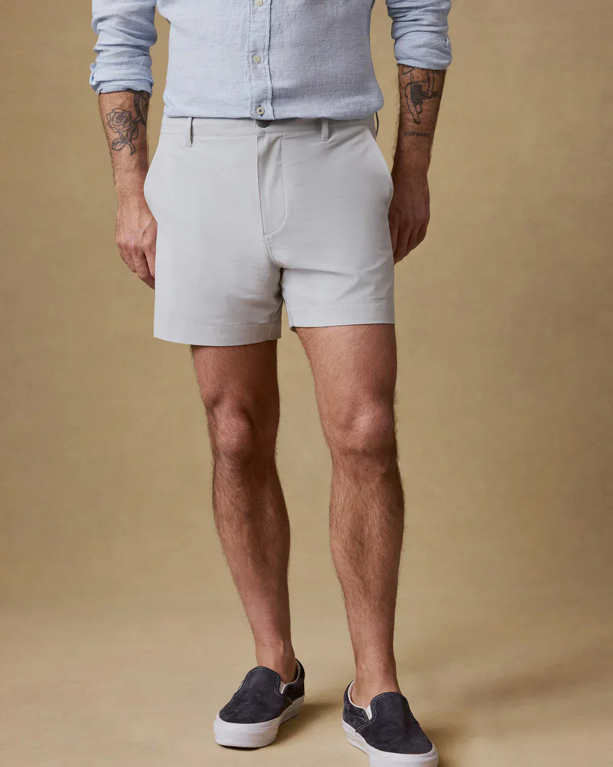 Faherty Shorts All Day Short 2.0 (5") in Stone