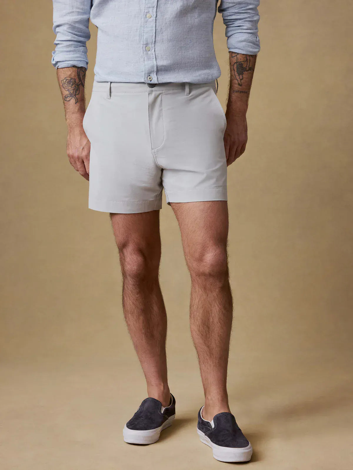 Faherty Shorts All Day Short 2.0 (5") in Stone