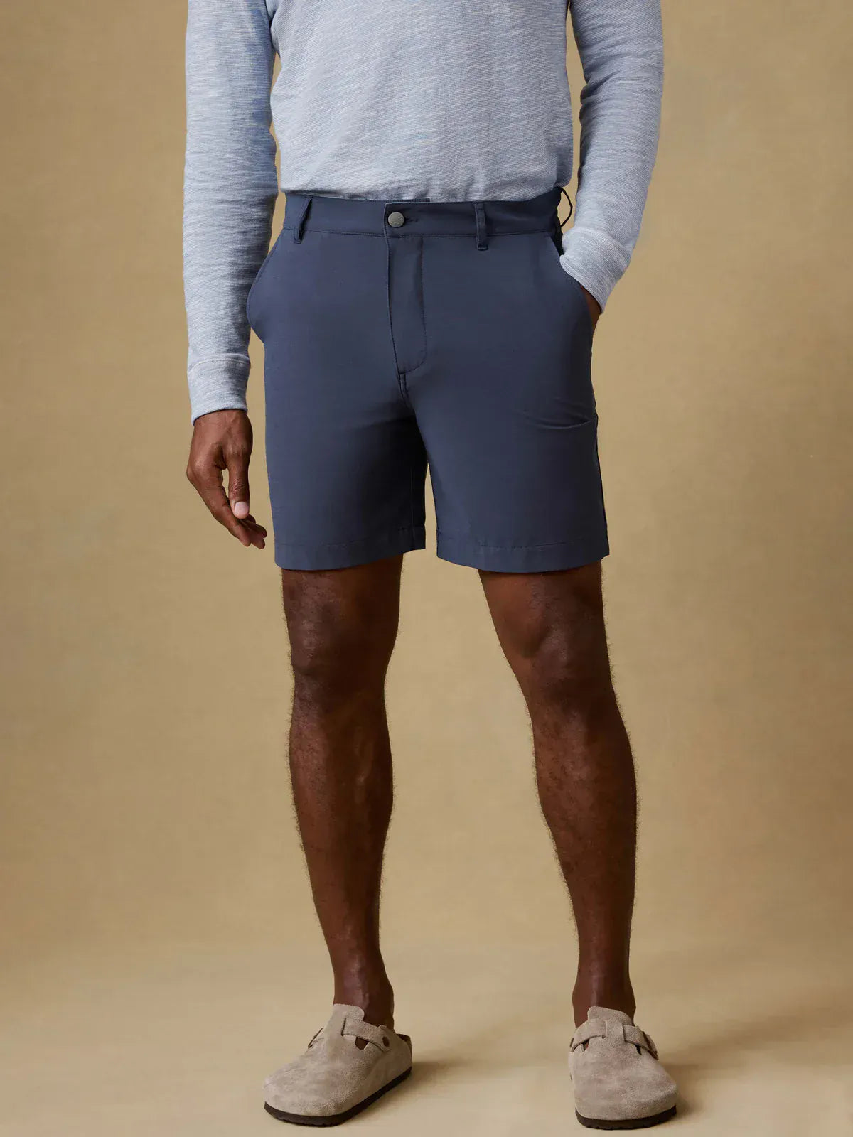 Faherty Shorts All Day Short 2.0 (7") in Blue Nights