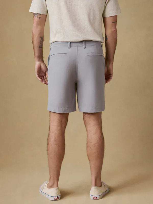 Faherty Shorts All Day Short 2.0 (7") in Ice Grey