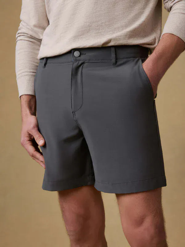 Faherty Shorts All Day Short 2.0 (7") in Mountain Coal