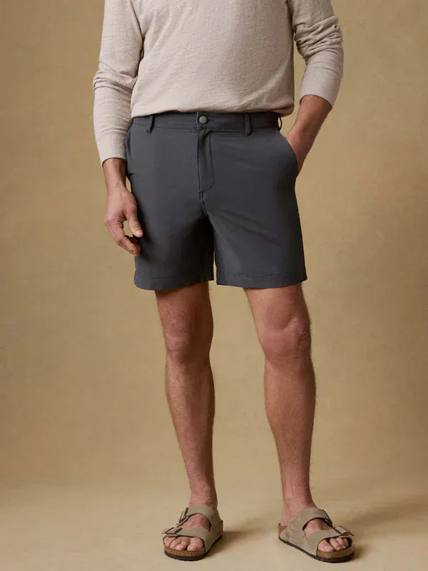 Faherty Shorts All Day Short 2.0 (7") in Mountain Coal