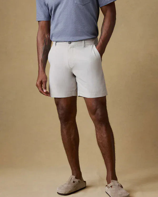 Faherty Shorts All Day Short 2.0 (7") in Stone