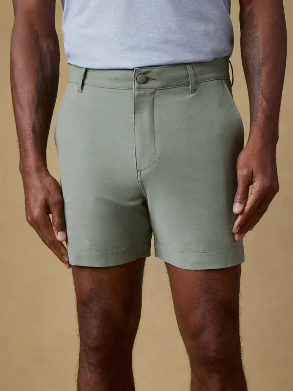 Faherty Shorts All Day Short 2.0 (7") in Trail Olive