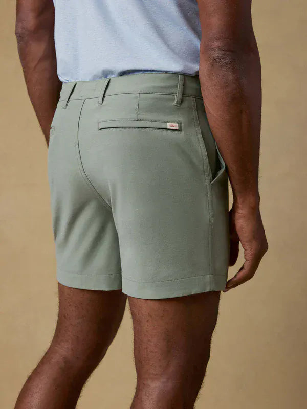 Faherty Shorts All Day Short 2.0 (7") in Trail Olive