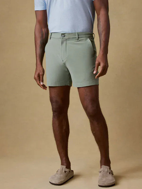 Faherty Shorts All Day Short 2.0 (7") in Trail Olive