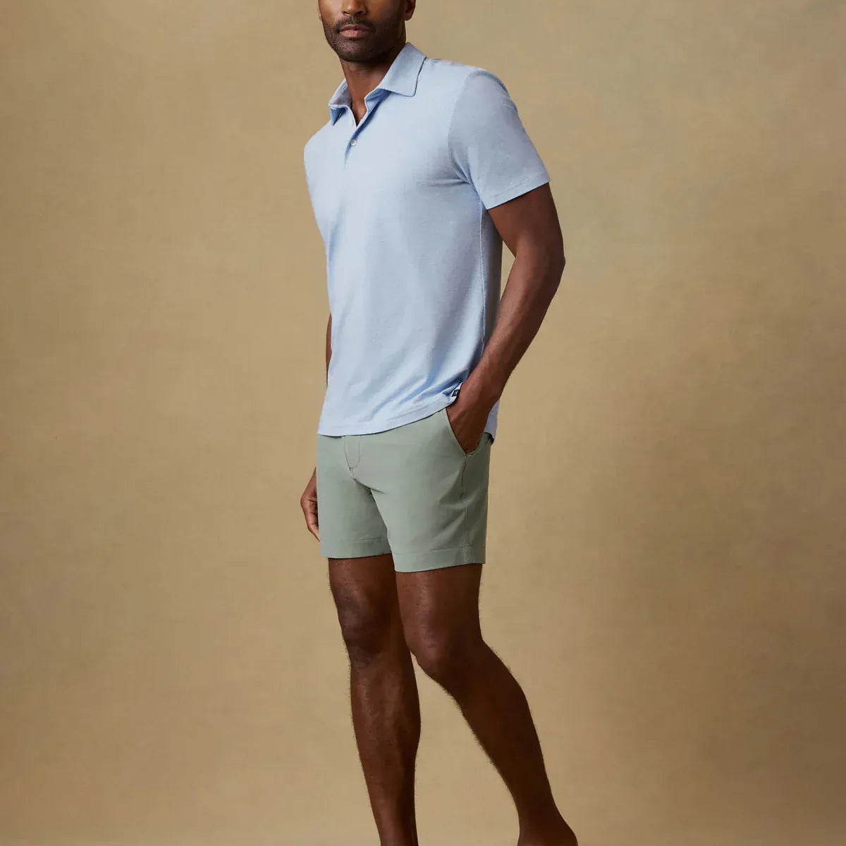 Faherty Shorts All Day Short 2.0 (7") in Trail Olive