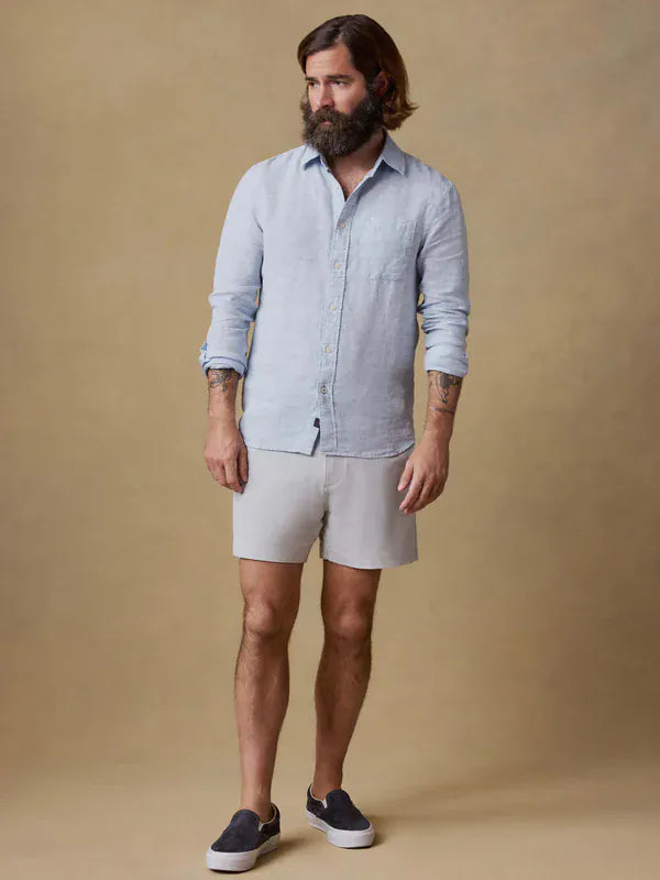 Faherty Shorts All Day™ Short (5") in Stone