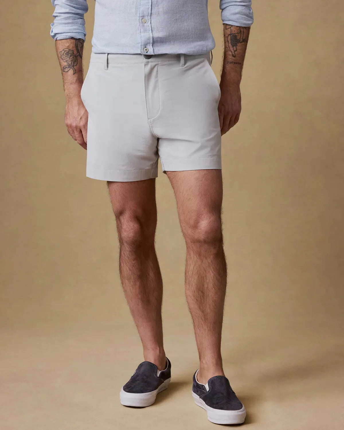 Faherty Shorts All Day™ Short (5") in Stone