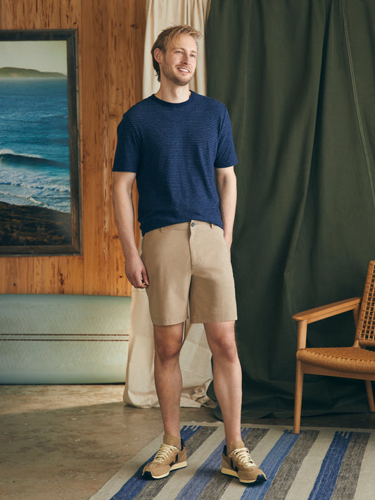 Faherty Shorts All Day™ Shorts 7" - Khaki
