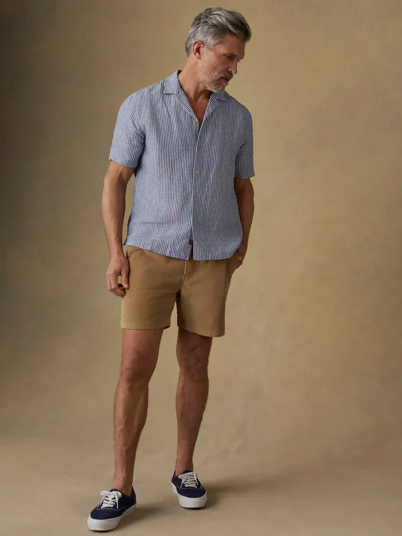Faherty Shorts Essential Corduroy Short in Dark Sand