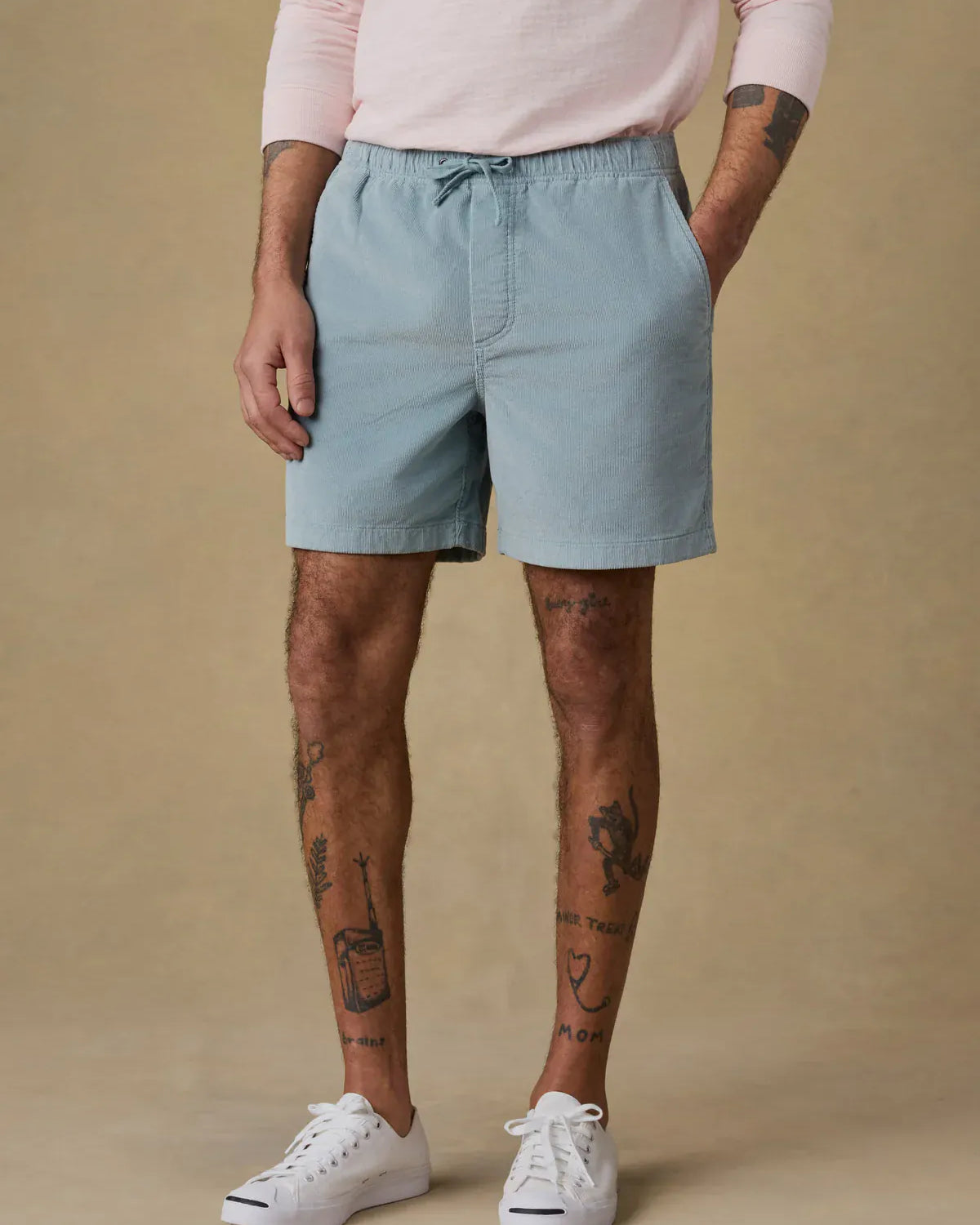 Faherty Shorts Essential Corduroy Short in Hull Teal