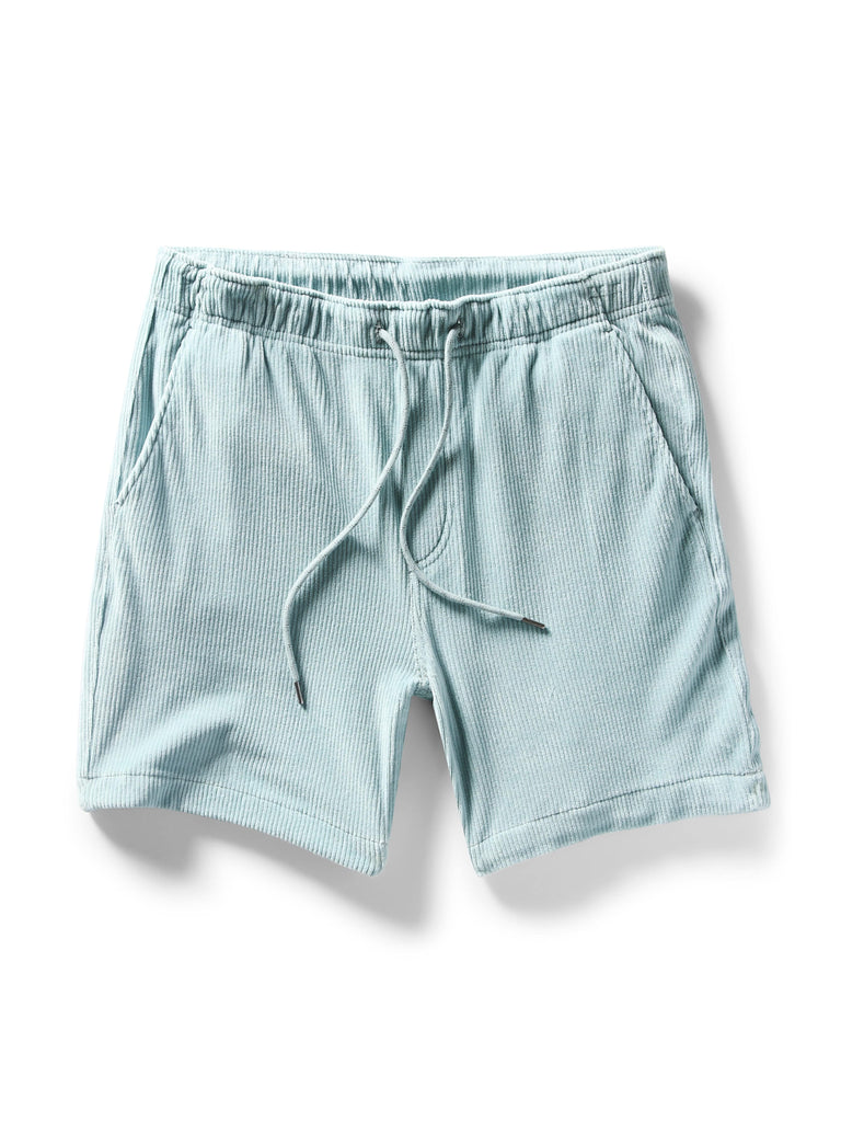 Faherty Shorts Essential Italian Knit Cord Short 6" - Gulf Blue