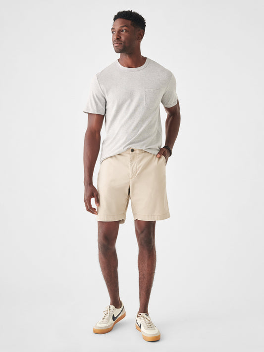Faherty Shorts Island Life Short 8"- Khaki