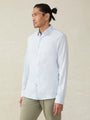 Faherty Sport Shirts Movement Monterey Shirt - Blue Cape Stripe