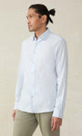 Faherty Sport Shirts Movement Monterey Shirt - Blue Cape Stripe
