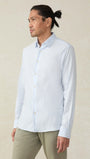 Faherty Sport Shirts Movement Monterey Shirt - Blue Cape Stripe