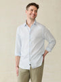 Faherty Sport Shirts Movement Monterey Shirt - Blue Cape Stripe